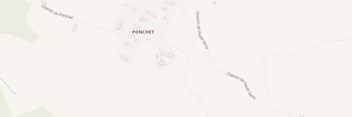 Plan du 5267 Ponchet à Bagnols