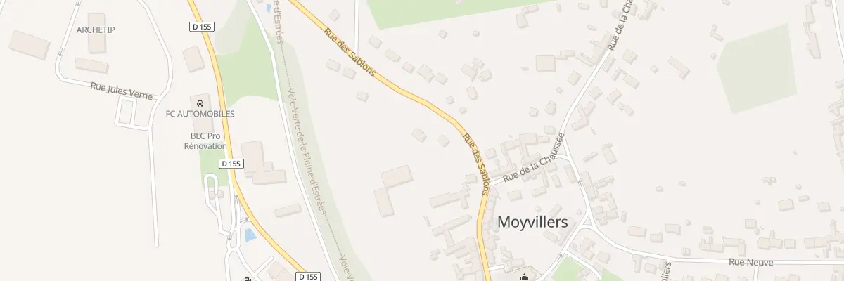 Plan du 205 Rue des Sablons à Moyvillers
