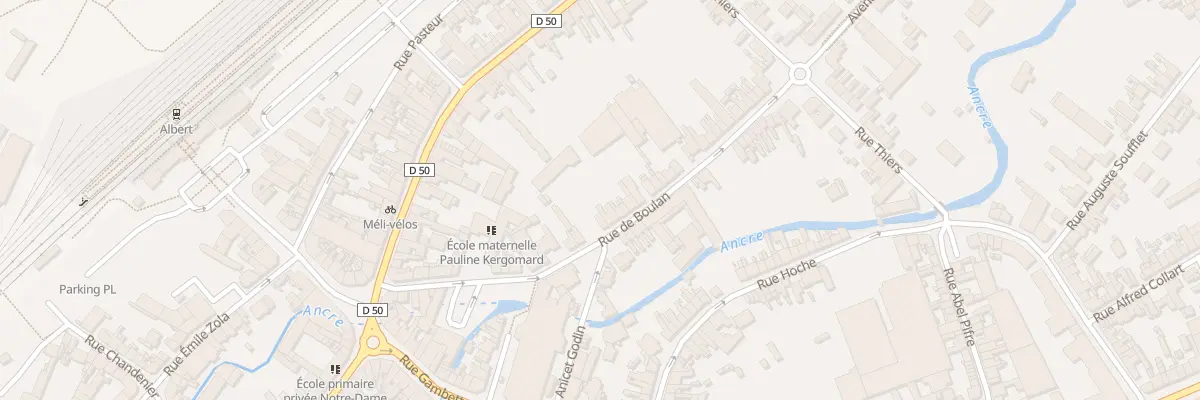 Plan du 51 Rue de Boulan à Albert