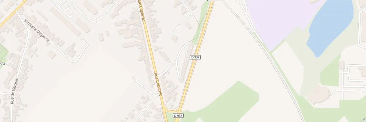 Plan du 890 Av Winston Churchill à Béthune