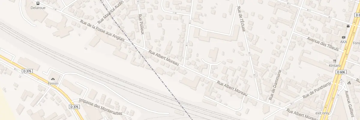 Plan du 34 Rue Albert Moreau à Melun