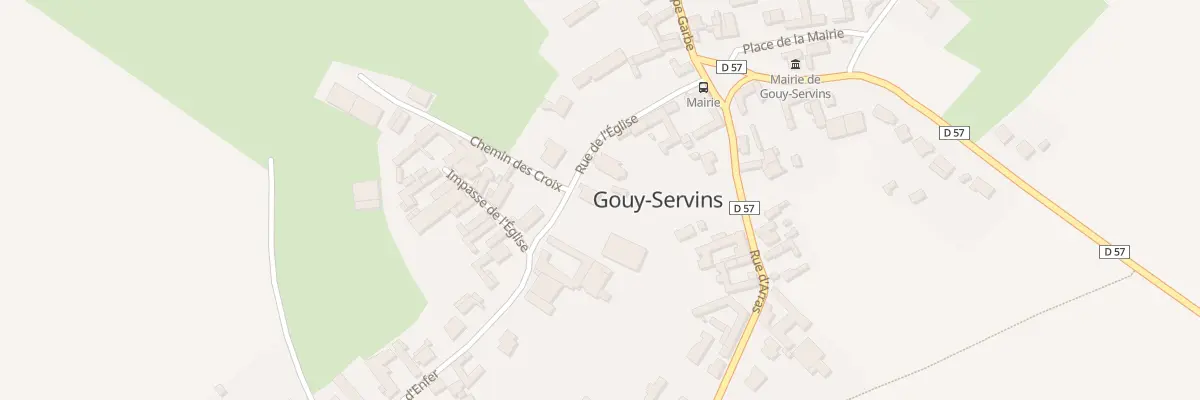 Plan du 5 Rue de l’Eglise à Gouy-Servins