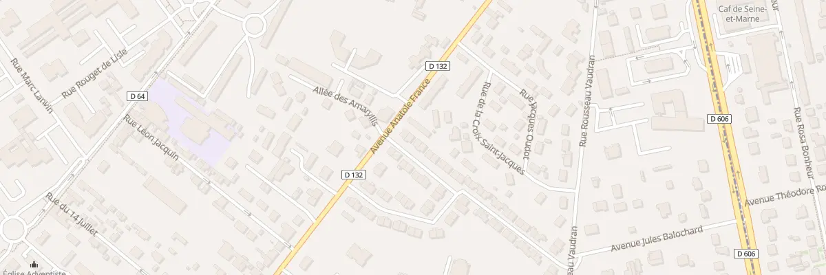 Plan du 23 Rue Jean Monnet à Dammarie-les-Lys