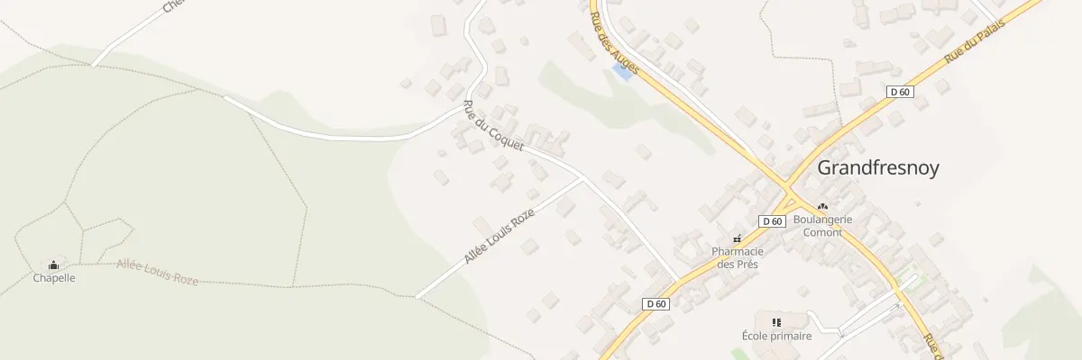 Plan du 133 Rue du Coquet à Grandfresnoy