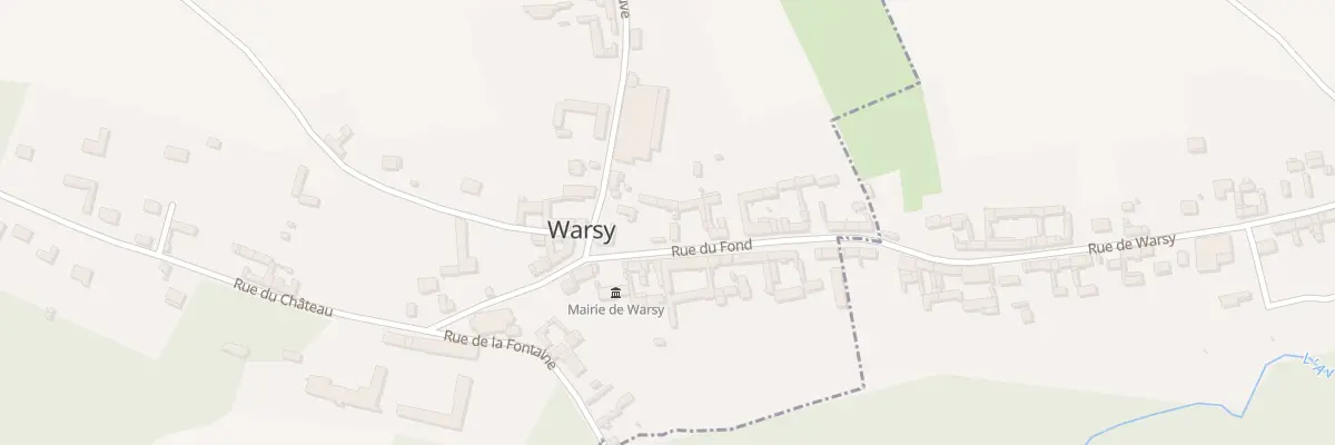 Plan du 5 Rue du Fond à Warsy