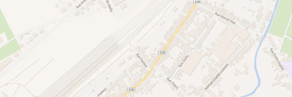 Plan du 77 Rue Pasteur à Albert