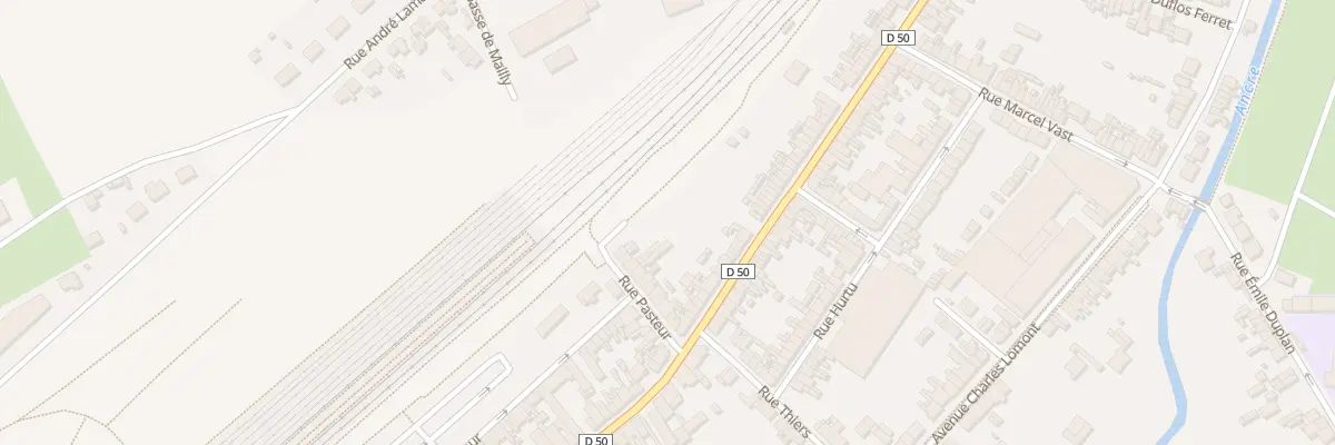 Plan du 73 Rue Pasteur à Albert