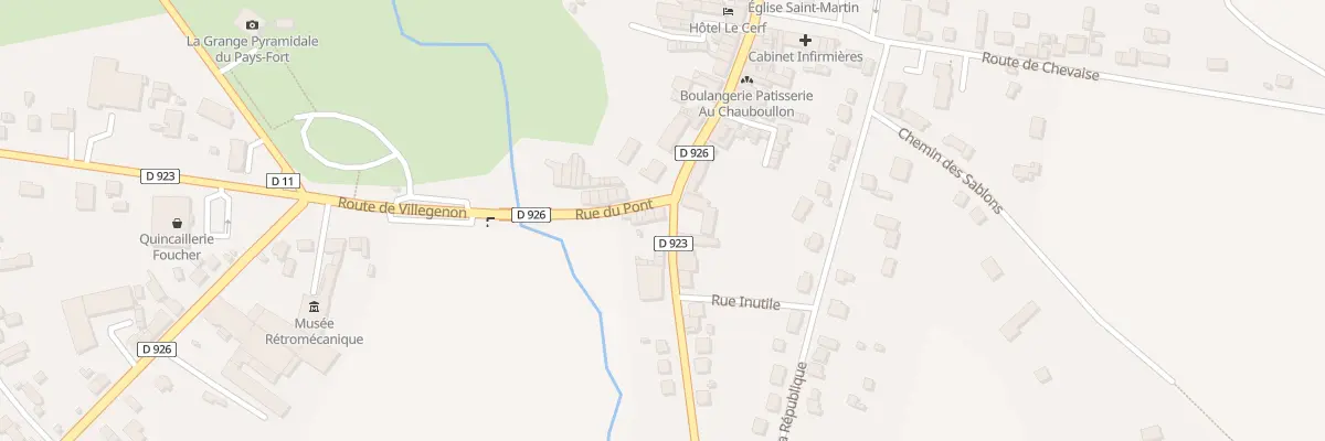 Plan du 1 Rue du Pont à Vailly-sur-Sauldre