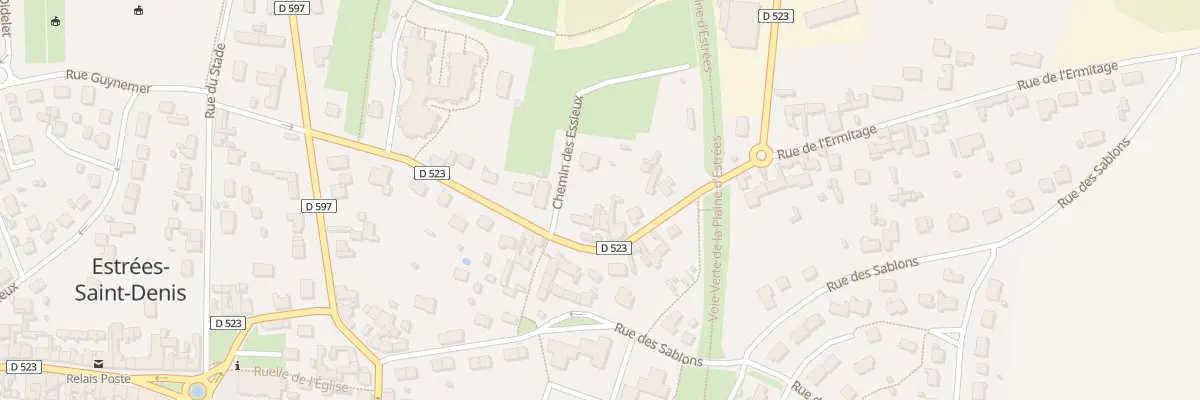 Plan du 21 Rue de l’Ermitage à Estrées-Saint-Denis