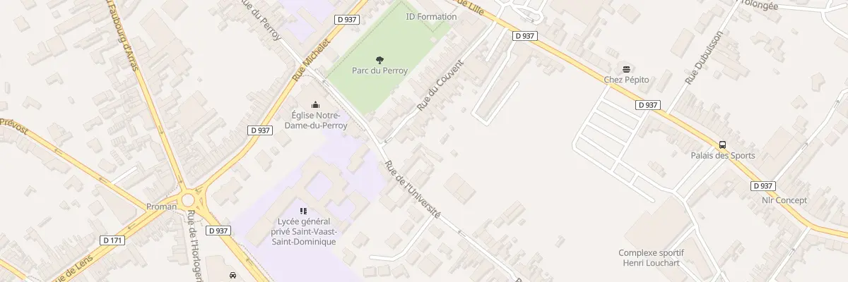 Plan du 139 Rue du Couvent à Béthune