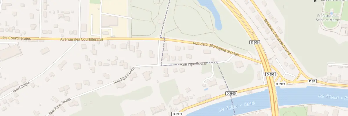 Plan du 8 Rue Pipe Souris à Melun