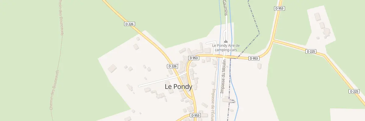 Plan du 9 Rue Gaston Boutillon au Pondy