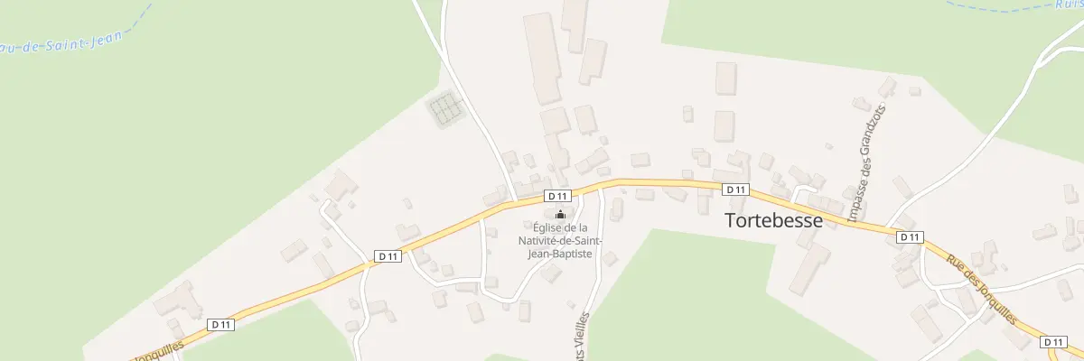Plan du 8 Bourg de Tortebesse à Tortebesse