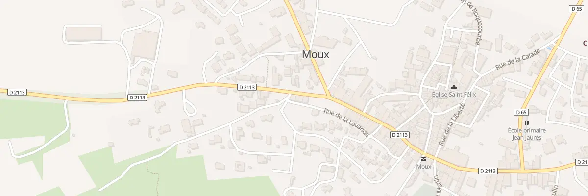 Plan du 242 Le Village à Moux