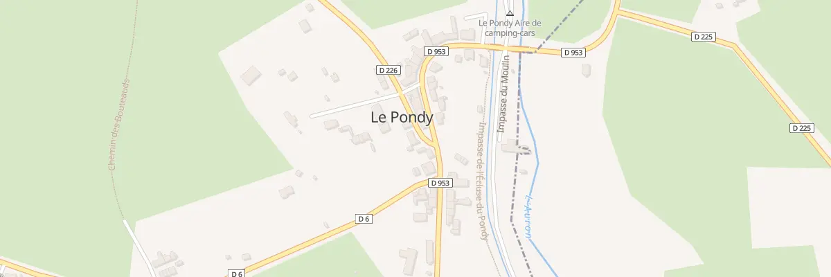 Plan du 28 Le Bourg au Pondy