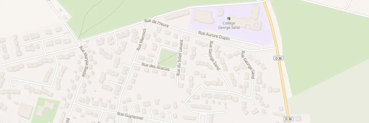 Plan du 6 Rue du Soleil Levant à Avord