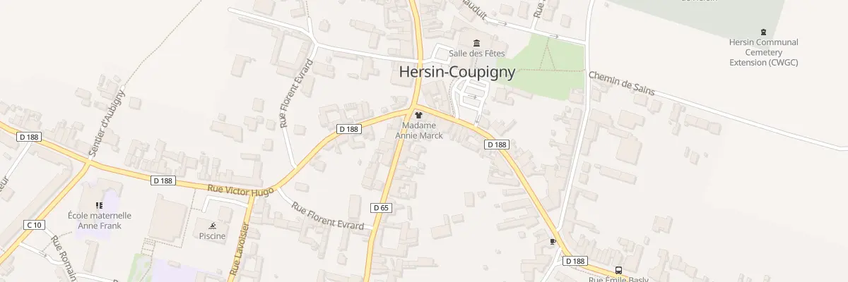 Plan du 17 Rue Jean Jaures à Hersin-Coupigny