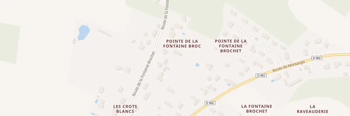 Plan du 42B Rte de la Fontaine Brochet à Chevillon-sur-Huillard