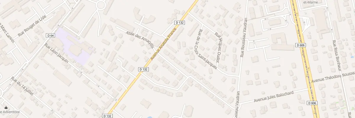 Plan du 57 Rue Jean Monnet à Dammarie-les-Lys