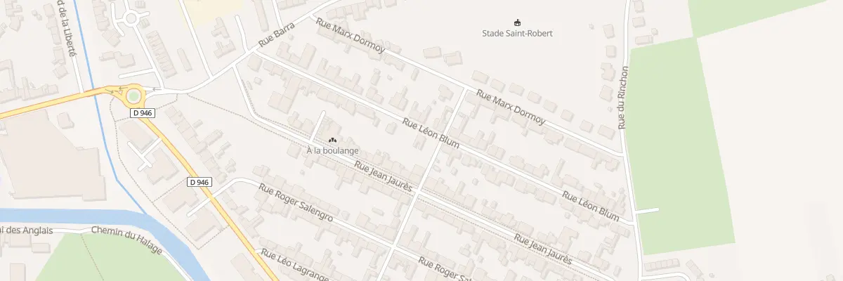 Plan du 36 Rue Leon Blum à Merville