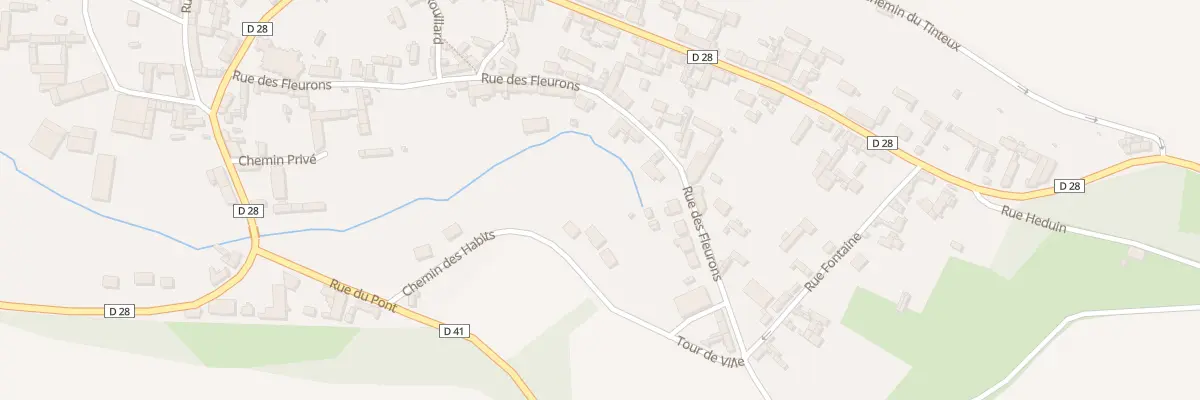 Plan du 6 Tour de Ville à Caix