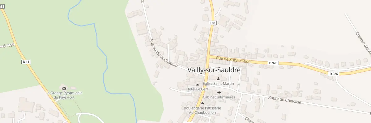 Plan du 6 Rue du Vieux Chateau à Vailly-sur-Sauldre
