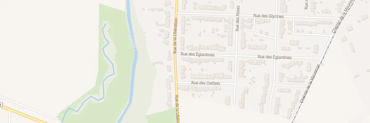 Plan du 4 Rue des Églantines à Albert