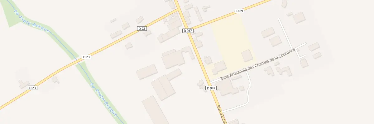 Plan du 972 Rue d’Estaires à Vieux-Berquin