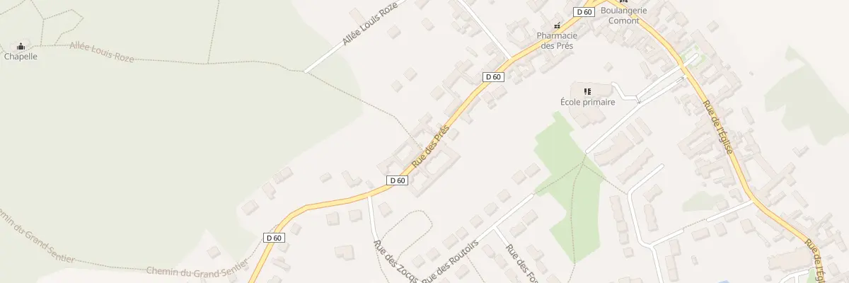 Plan du 200 Rue des Prés à Grandfresnoy