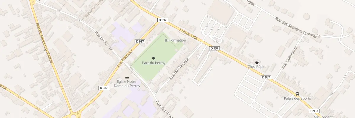 Plan du 70 Rue du Couvent à Béthune