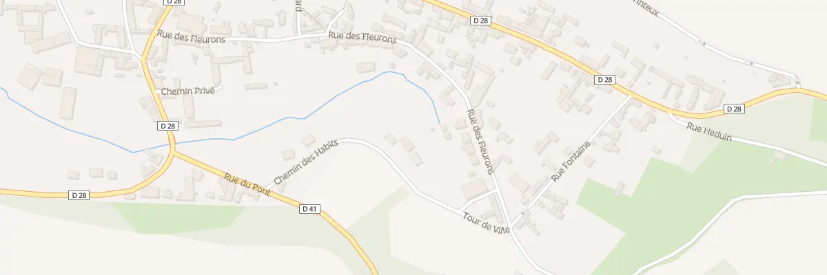 Plan du 4 Tour de Ville à Caix