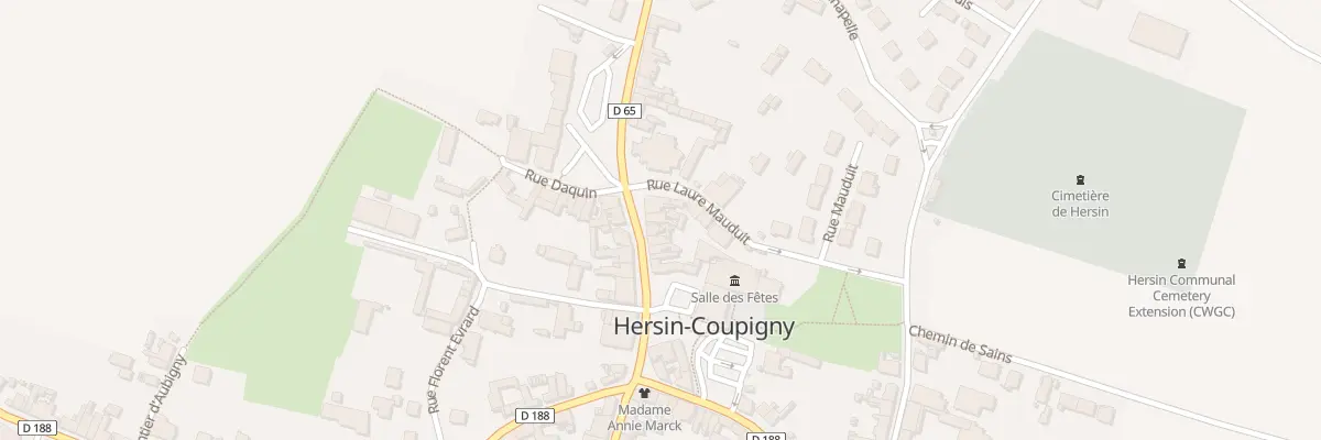 Plan du 3 Rue Jean Jaures à Hersin-Coupigny
