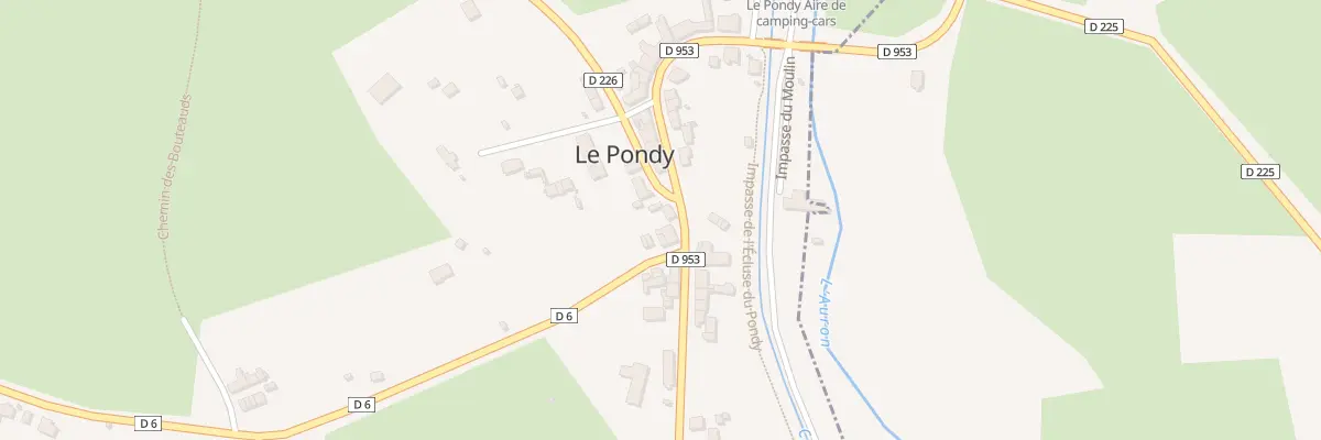 Plan du 21 Rue Gaston Boutillon au Pondy