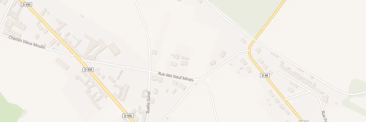 Plan du 12 Rue des Neuf Mines à Rollot