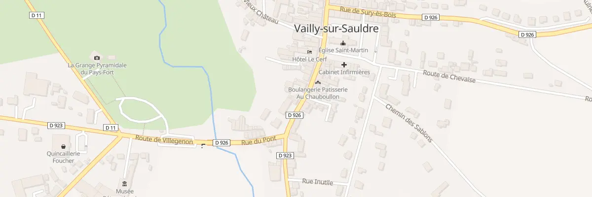 Plan du 5 Grande Rue à Vailly-sur-Sauldre