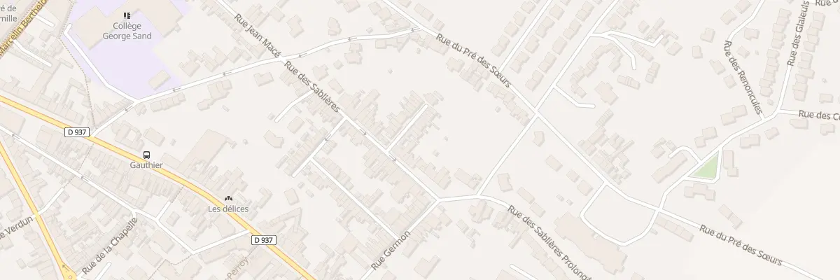 Plan du 28 Imp des Sabliéres à Béthune