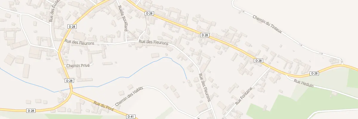 Plan du 20 Rue des Fleurons à Caix
