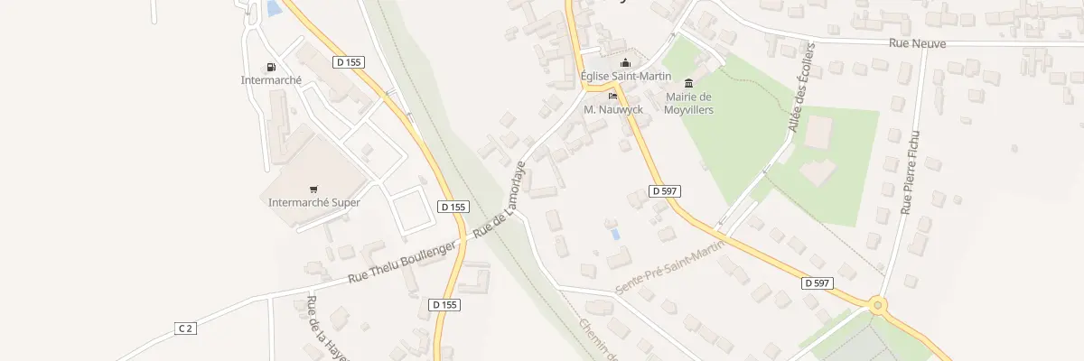 Plan du 89 Rue de Lamorlaye à Moyvillers