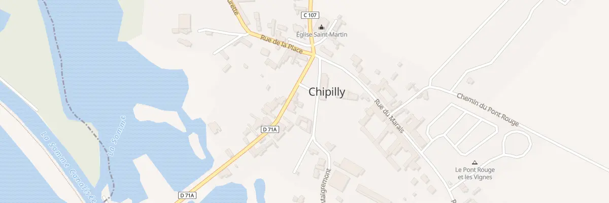 Plan du 2 Rue du Pont à Chipilly