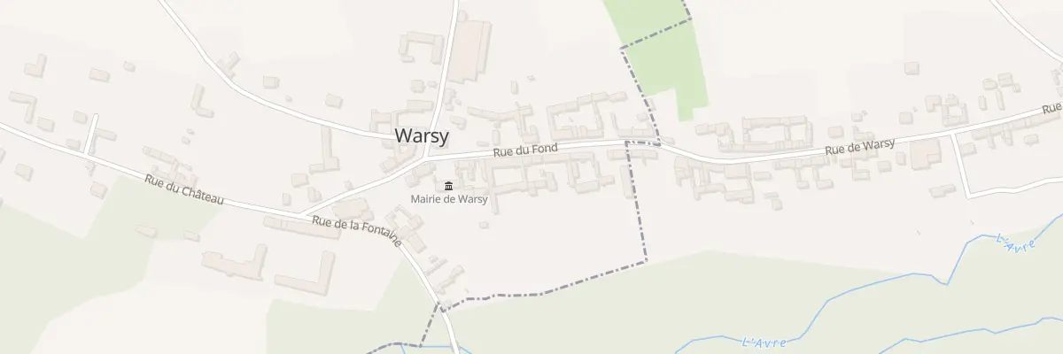 Plan du 10 Rue du Fond à Warsy