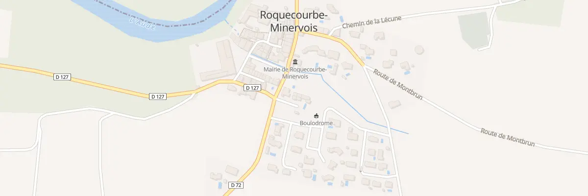Plan du 5000 Rue du Jardin Public à Roquecourbe-Minervois
