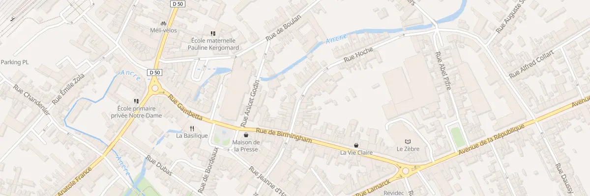 Plan du 17 Rue Hoche à Albert