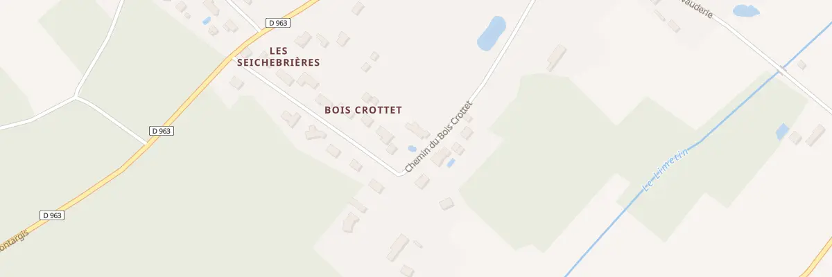 Plan du 17 Chem du Bois Crottet à Chevillon-sur-Huillard
