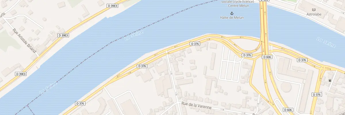 Plan du 1 Rue de l’Ecluse à Melun