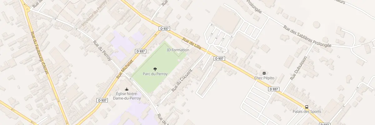 Plan du 46 Rue du Couvent à Béthune