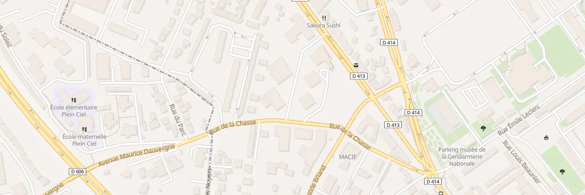 Plan du 10 Rue de la Chasse à Melun