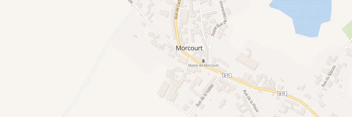 Plan du 1 Rue de Corbie à Morcourt