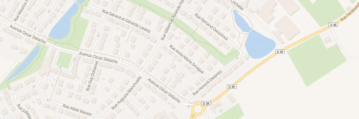 Plan du 17 Rue Anne-marie Smague à Merville