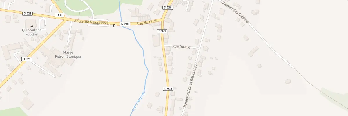 Plan du 7 Rte de Sancerre à Vailly-sur-Sauldre