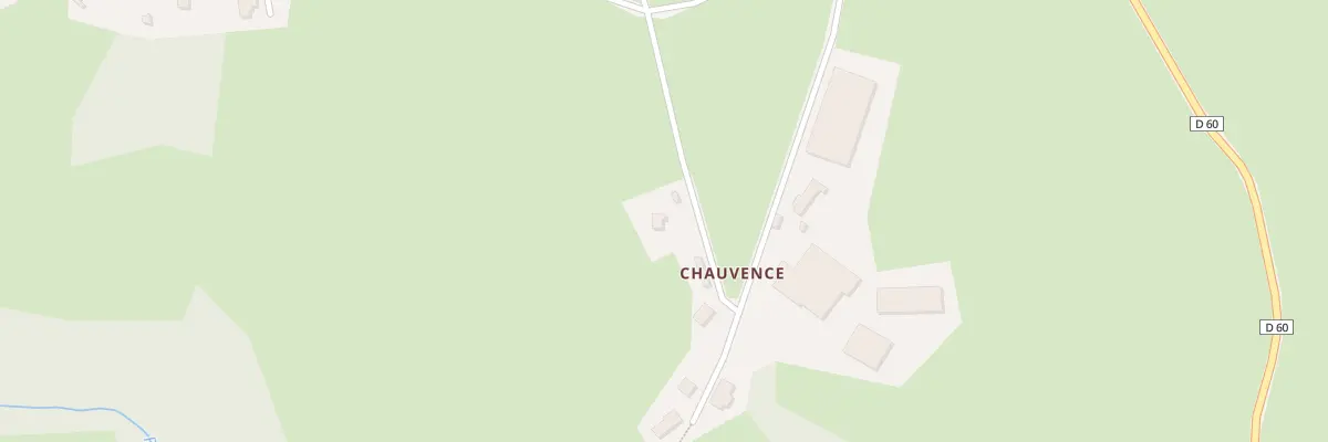 Plan du 11 Chauvence à Villossanges